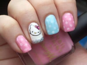 hello kitty nails for little kids